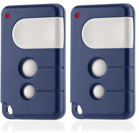 AOUZOVLI 2 Pièces Télécommande Garage TéLécommande Portail Universelle Telecommande Copieuse Compatible avec Chamberlain LiftMaster 84335EML 84333E 94333E ML500 ML700 4335EML TX4RUNI TX2REV 433,92MHz
