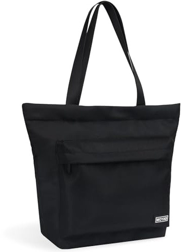 Moyad Borsa Termica Porta Pranzo 11L, Borsa Frigo Isolata Impermeabile per Ufficio, Lavoro e Picnic, Lunch Bag Pieghevole e Leggera con Tasca Frontale per Uomo e Donna, Nero