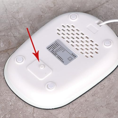 Besttoolifes Calentador USB para taza con sensor de gravedad termostático a 55 °C (blanco)