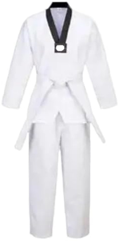 Trajes de Judo, Disfraces, Ropa, Uniformes Blancos Taekwondo, Karate, Dobok, for Adultos, Uniforme Gi Manga Larga Unisex para Hombres Mujeres(170)