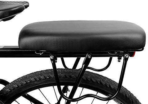 Tissting Bike Back Seat Cushion, Pu Leather Bike Saddle