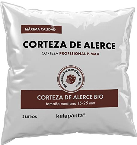 Kalapanta - Bark de mélèze, substrat, écorce pour rempoter Toutes Les orchidées, 2 Lt (Moyenne Taille | 15-25 mm)