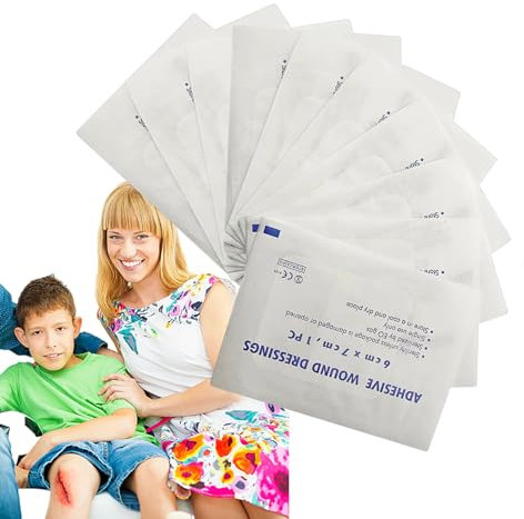 Verbandspads, staubdichte, atmungsaktive Pads für geschädigte Haut, Outdoor-Aktivitäten, Zubehör für Zuhause, Krankenhäuser, Reisen, Wandern, Camping, Bergsteigen Jomewory