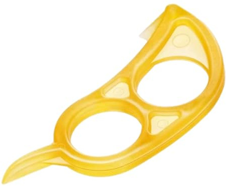 Grapefruktskalare Dubbla hål Ring fruktverktyg för enkel peeling | Återanvändbart matlagningsverktyg, slitstarka köksprylar och tillbehör för apelsiner, citrus, citron