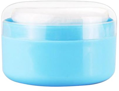 Babypulverbehållare – babypuder – avgasrör – sats | Talcum Powdèr Box | Efter bad kroppspulver och behållare hus för, resor, utflykt, picknick