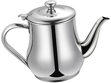 DIYEAH Contenedor de Aceite Inoxidable con Colador de Grasa para Cocina Filtro de Aceite con Boquilla Antigoteo y Capacidad Diseño Derrames para Separar Salsa y Grasa de Tocino