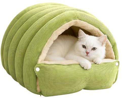 Cat Beds for Indoor Cats, 57x37x28cm Cat Bed, Kitten Pet Bed