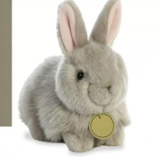Generico Lapin interactif, Lapin Lapin en peluche, Lapins robot interactif, Peluche de Pâques, Mon lapin réaliste, Oreilles sautant, se tordre et treman (Blanc)