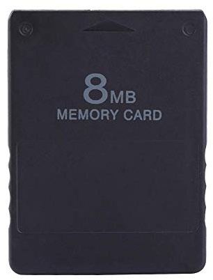 Pomya PS2 Memory Card, Memory Card High Speed for Sony Playstation 2 PS2 Games Accessories 8M-256M (Optional)(8M)