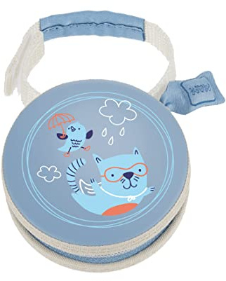 MAM Pod porte-tétine, idéal pour 2 sucettes, bleu clair