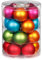 MAGIC Weihnachtskugeln Glas 6cm 20 STK. Christbaumkugeln (Mille Fiori (Mehrfarbig Bunt))