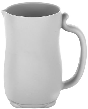 Badespülbecher Baby, Silikon Haarwaschbecher Spüler Babyhaar Spülbecher mit Leicht zu Greifendem Griff zum Ausspülen von Seife und Shampoo für Baby Badeutensilien(Silbergrau)