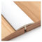 Carpet Floor Transition Strip Pvc T-Shape Threshold Strip, Self Adhesive Floor Edge Trim Flat Divider Strip, Doorways Transition Strip For Laminate/Vinyl/Wood/Tile, Smooth, Lightweight(White)