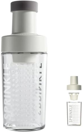 YAMKNICE Distributeur de Sucre en Verre avec Bec Verseur, RéCipient à Sucre à Mesure Automatique,Bol à Sucre Doseur, Accessoires de Bar à Café pour Café, Thé Et PâTisserie -260m (Grau 1 Stück)