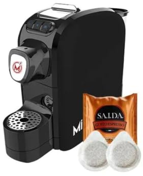 Generico MACCHINA DA CAFFÈ MITO PER CIALDE ESE 44 + 100 CIALDE SAIDA ORANGE CREMA + KIT 100PZ ZUCCHERO, PALETTINI, BICCHIERINI