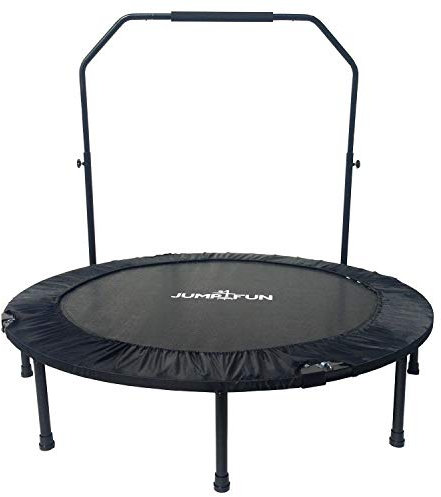 JUMP4FUN Trampoline Fitness Noir Taille 122 cm