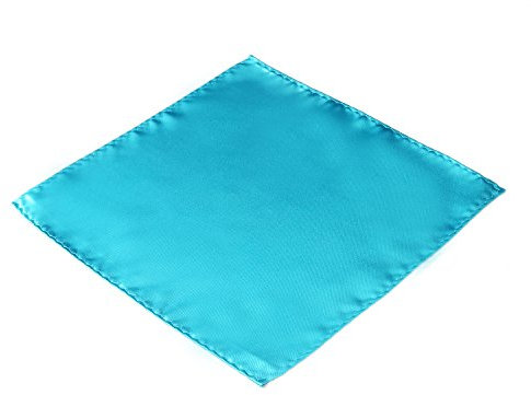 DonDon Herren Einstecktuch türkis