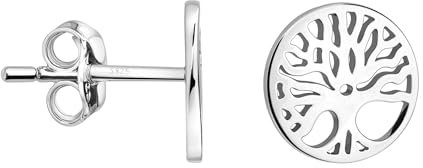 SOFIA MILANI - Damen Ohrringe 925 Silber - Ohrstecker als Lebensbaum - 20486