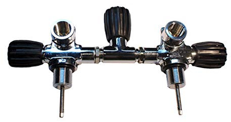 METALSUB Grifo bi-Botella 300 Bar con Manifold, M25 (15 litros)