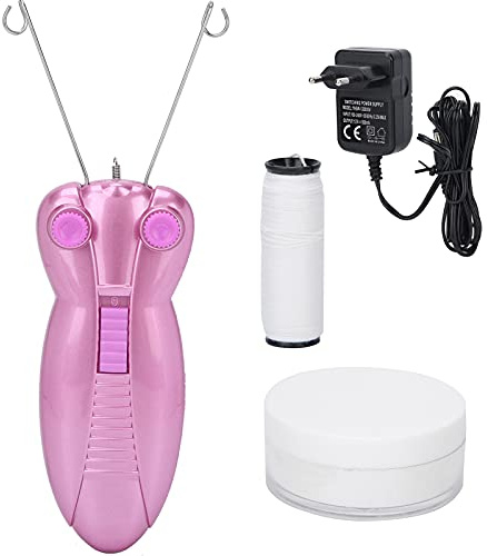 Elektrisk Ansiktshårborttagare för Kvinnor, Damer Ansiktshårborttagare Elektrisk Skönhet Epilator Ansiktstrådning Hårborttagning Rakapparat, USB-laddning Epilator för Bomullstråd