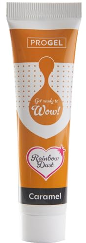 Colorant alimentaire professionnel Rainbow Dust ProGel, caramel 25 g