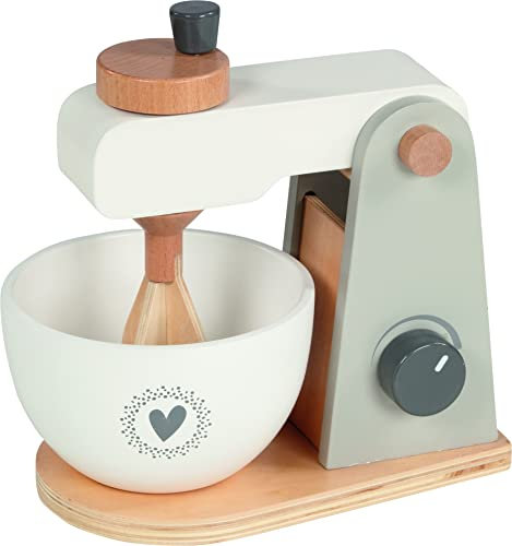 Goki Holzspielzeug Mixer: Kindgerechtes Design und Funktionale Kurbel – Perfekt für kreative Rollenspiele und Zubehör für die Kinderküche ab 3 Jahren