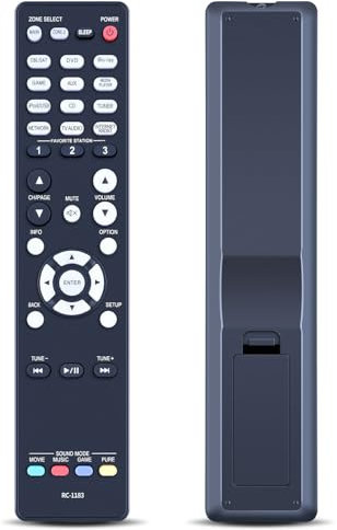 GOUYESHO Télécommande de Rechange RC-1183 pour récepteur AV Denon AVR-X2000 AVRX2000 RC1183 pour télécommande Denon