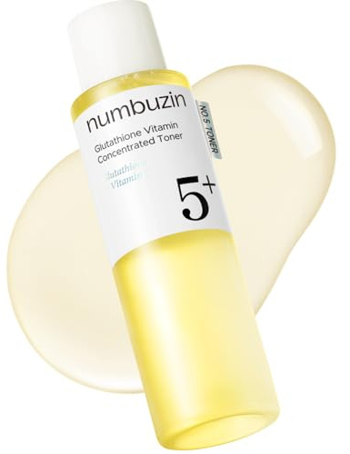 numbuzin Nr.5 Toner | Vitamin Boosting Essenzieller Toner | aufhellend, Hyperpigmentierung, dunkle Flecken, ebenmäßiges Hautbild | Vitamin C, Niacinamid | 200 ml