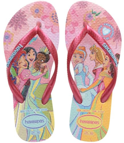 Havaianas Kids Slim Princess, Mädchen Flipflop, Pink Glow,
