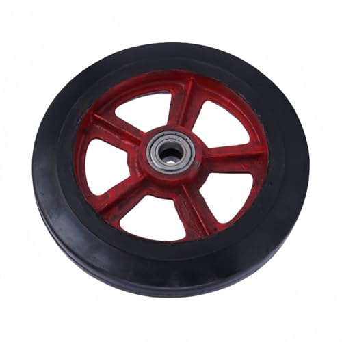 10 Heavy Duty Solid Replacement Tire with Bearings 660lbs Load-Bearing for Hand Truck Trolley Garden Utility Wagon Cart Wheelbarrow(20mm)