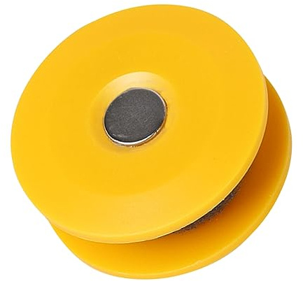 OSOLADY Kit di Pulizia per Catena Bici Design a Rulli in Pvc Giallo, Alta Durezza, Accessorio per Manutenzione e Pulizia Catene Bici