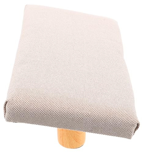 ERINGOGO Panca da Meditazione in Legno con Cuscino Beige Sgabello Portatile per Inginocchiarsi e Sedersi Supporto Confortevole e Stabile Altezza per Sessioni di Meditazione e Preghiera