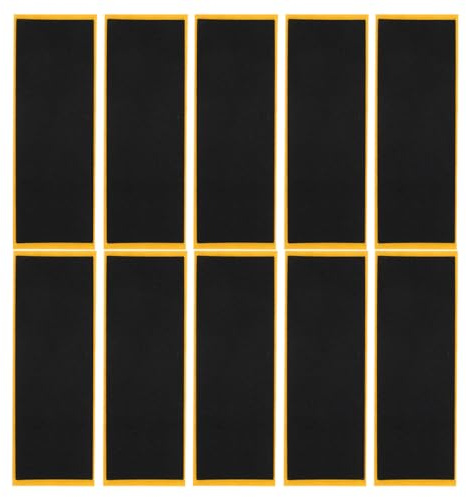 SUPVOX 10piezas Cintas de Agarre para Patineta Pegatinas Antideslizantes de Espuma para Limpiar los Dedos de Patineta Accesorios de Dedo para Diapasones Cinta de Agarre Confiable