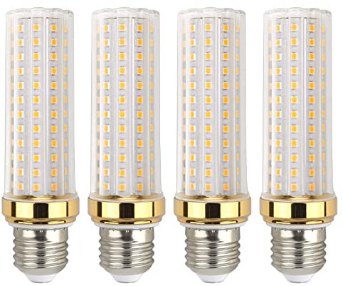 Akynite Ampoule LED E27 20W Blanc Neutre 4000K 2000lm, AC 230V, 88 LEDs, Équivalent à Lampe Halogène E27 150W, non dimmable, Ampoule LED Mais e27 Neutre pour Garage Studio, lot de 4
