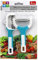 Haushaltshelden Lot de 2 éplucheurs à légumes en acier inoxydable - Lame pendulaire de 12,5 et 15,5 cm de long - Éplucheur universel - Éplucheur à asperges en noir, vert ou turquoise (turquoise/bleu)