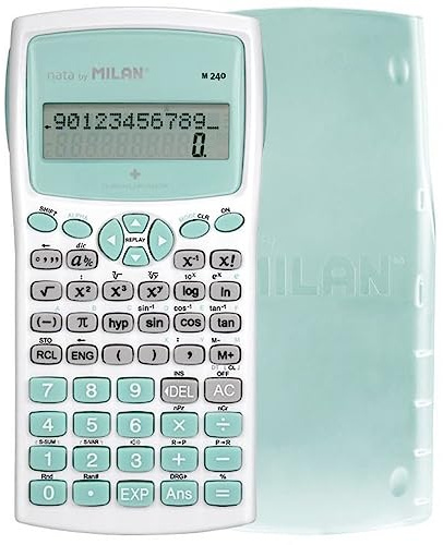 MILAN® M240 Vetenskaplig Miniräknare, Turkos, Edition Series