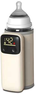 Cozytots Flaschenwärmer Baby Unterwegs USB Thermoskanne Baby Flaschenwärmer to go Thermoskanne mit temperaturanzeige Tragbarer Flaschenwärmer mit akku thermosflasche baby milchwärmer unterwegs