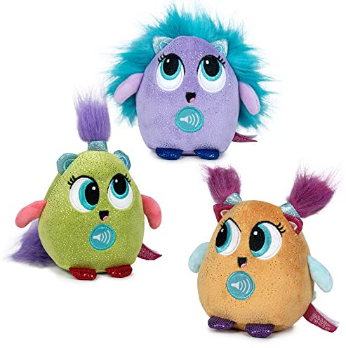 Famosa Softies - Peluche Crazy Cukis Segunda edición, Peluche Parlante, Divertidos Peluches Que Repiten lo Que Dices, Envío de Modelo Aleatorio, 4 Peluches de Colores Diferentes, +0 años, (760021768)