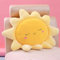 NatureMan Blume Bodenkissen Sonnenform Kissen Weiche Sitzauflage Stuhl Kissen Auto Nackenkissen, Nettes Sonnenkissen Plüschtier, für Wohndekoration Mädchen Frauen Geschenke (50cm)