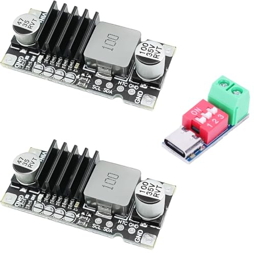Youmile 2 pezzi modulo di ricarica batteria al litio IP2365 1S 2S 3S 4S 5V a 26V 3A 40W 4,2V 8,4V 12,6V 16,8V Li-ion/litio ferro fosfato modulo di ricarica batteria con protezione con PD Decoy