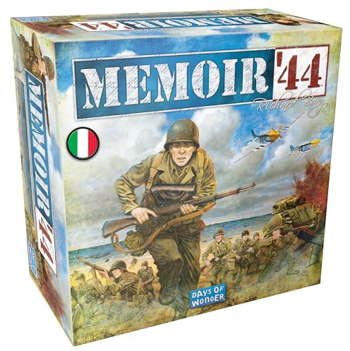 Asmodee Memoir '44 (Edizione 2025) Gioco da Tavolo - Battaglie Storiche della Seconda Guerra Mondiale con più di 20 Scenari, Bambini e Adulti, 8 anni in su, 2 a 4 Giocatori, 45 Minuti, Italiano