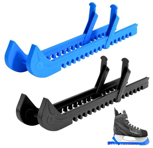 GBKDQQ Lot de 2 housses de protection pour patins à glace - Protections réglables pour patins à glace - Pour patins d'enfants, patins adultes, hockey, patinage artistique