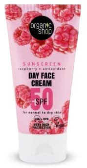 ORGANIC SHOP RASPBERRY CREMA FACIAL DE DIA SPF50 50ML