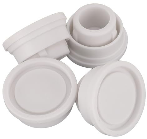 Lot de 4 Pare-Chocs D'échelle de Piscine pour Piscine Creusée, 3,3 x 6 cm, Couvre-Pieds en Caoutchouc pour Protéger Le Revêtement de Piscine, Capuchons D'échelle de Piscine Creusée