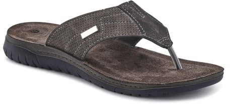 Pavers Leather Toe Post Sandals - Black Size 7