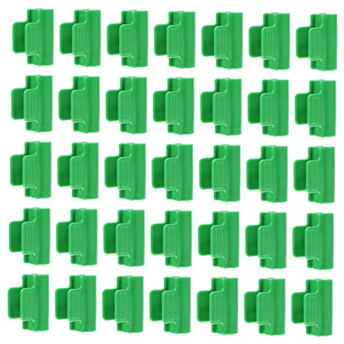 GALPADA Morsetti per Pellicola per Coperture 40 Pezzi Clip a Scatto per Coperture Fissaggio Pellicola e Rete Parasole Leggeri Plastica Robusta per Giardinaggio e Agricoltura