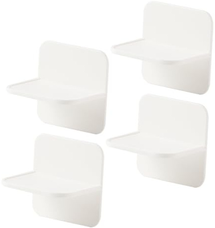 HEALSOPTHY 4 piezas Conjunto de Anclajes Antivuelco para Muebles de Seguridad Infantil con Adhesivos sin Marcas Fijación Duradera para Armarios Cómodos y Resistentes Protección para Bebés