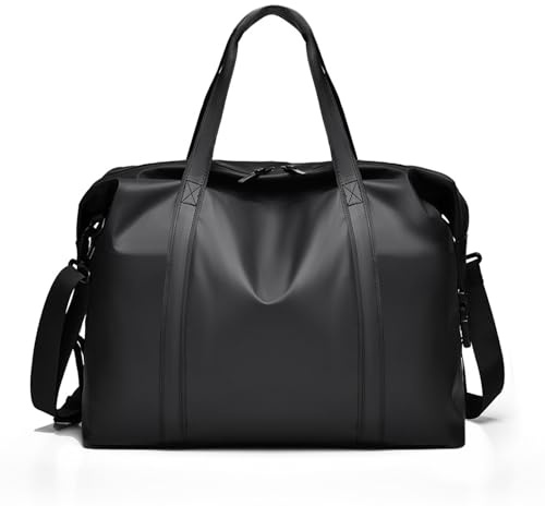 SZDPC Bagaglio a Mano 40x30x20 Borsa da cabina Ryanair, Borsa da Viaggio in Pelle PU con Tracolla, Borsone da Viaggio per Uomo e Donna