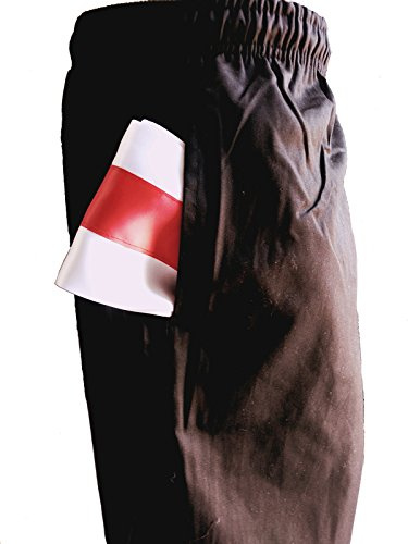 Tai Chi/Wushu Pants in Poly/Cotton (65/35) with Two Front Pockets (Medium) Black