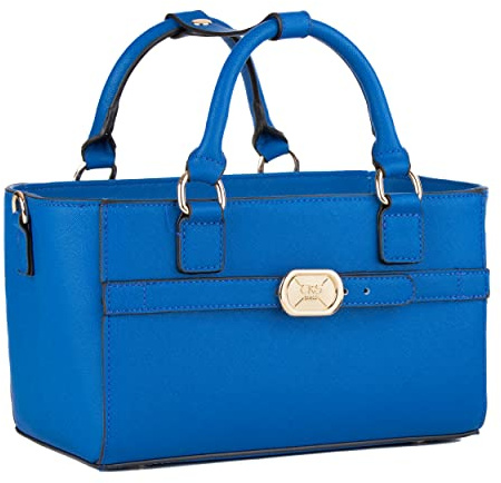 CRS Cross Rink Side Tote. Ice Skating Accessory Bag-Figure Skating, Roller, Inline Skaters, Dance, Cheer.Organizes Guards Water Bottle Phone (Rink Side Tote, Blue Cobalt)